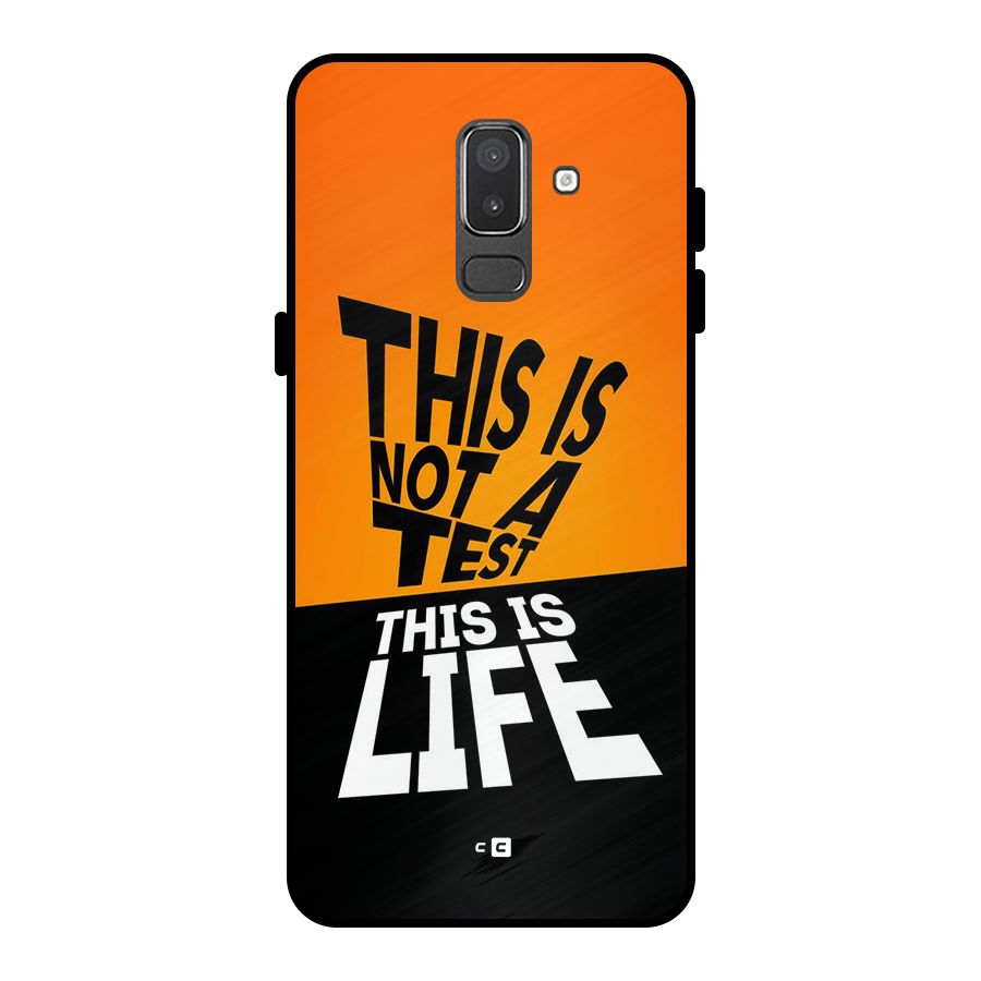 Test Life Metal Back Case for Galaxy On8 (2018)