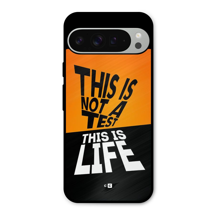 Test Life Metal Back Case for Google Pixel 9 Pro XL