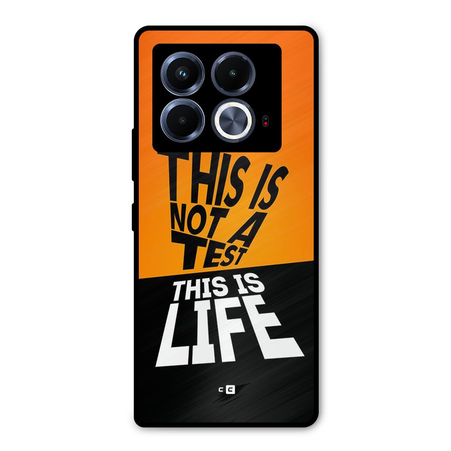 Test Life Metal Back Case for Infinix Note 40 5G