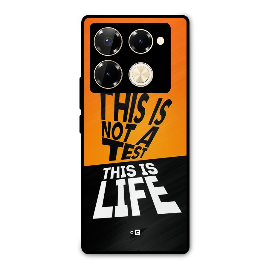 Test Life Metal Back Case for Infinix Note 40 Pro Plus