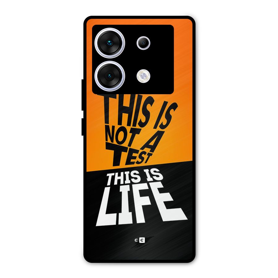 Test Life Metal Back Case for Infinix Zero 30 5G
