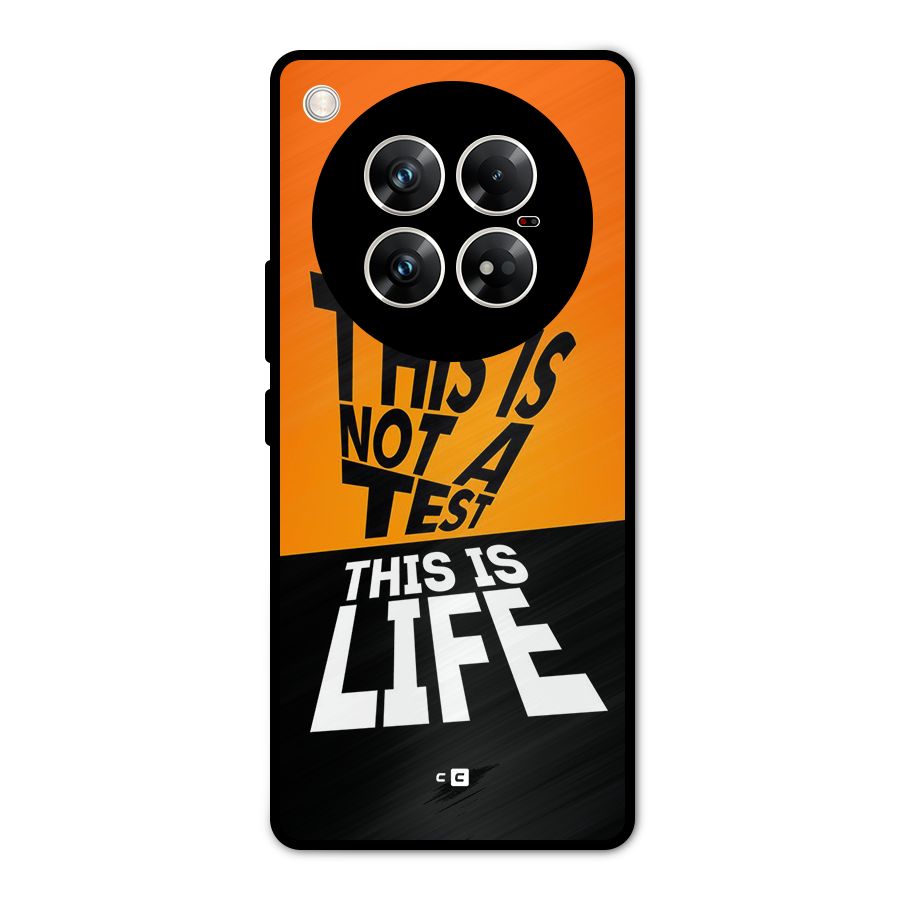 Test Life Metal Back Case for Infinix Zero 40 5G