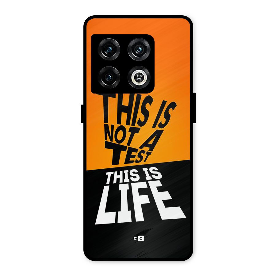 Test Life Metal Back Case for OnePlus 10 Pro 5G