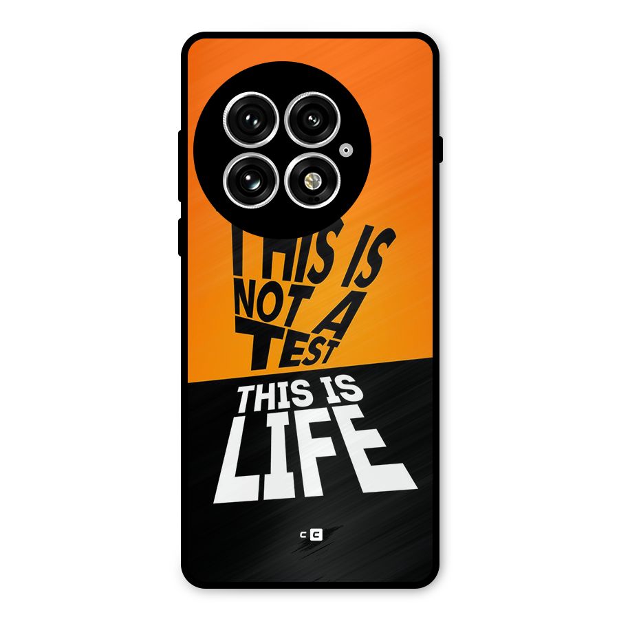 Test Life Metal Back Case for OnePlus 13