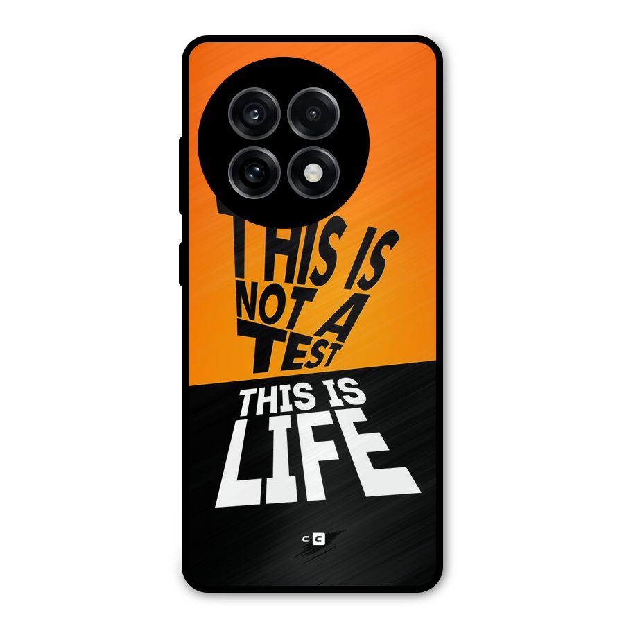 Test Life Metal Back Case for OnePlus 13R