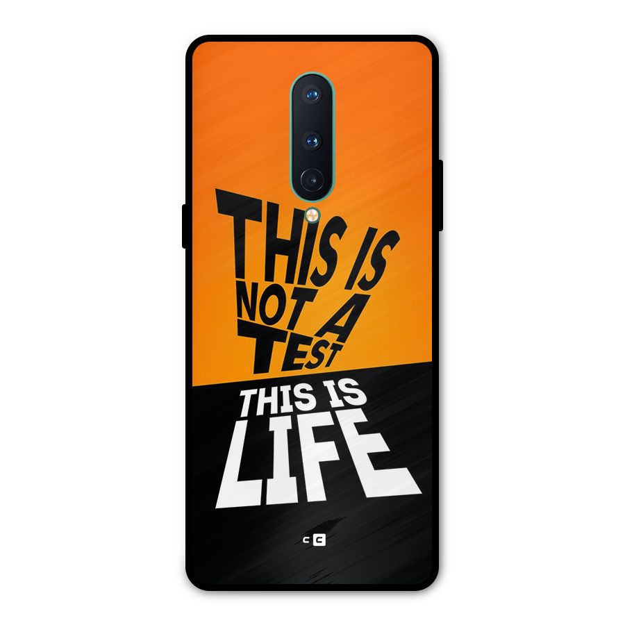 Test Life Metal Back Case for OnePlus 8
