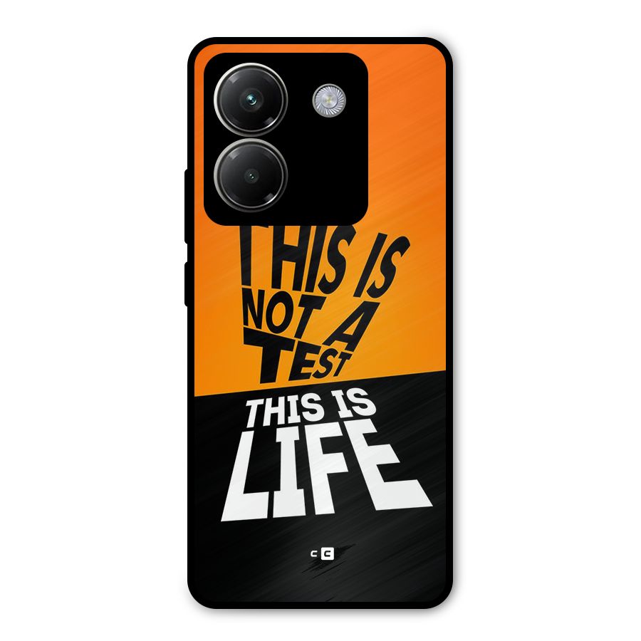 Test Life Metal Back Case for Poco M7 Pro 5G