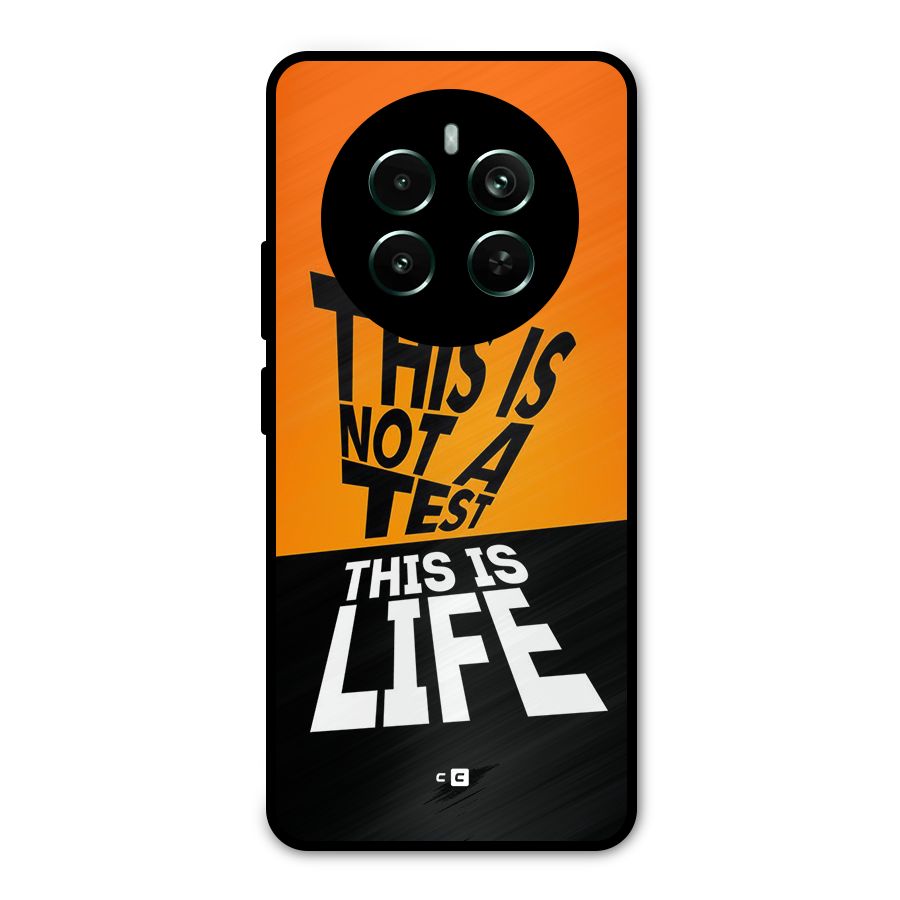 Test Life Metal Back Case for Realme 12 Pro Plus