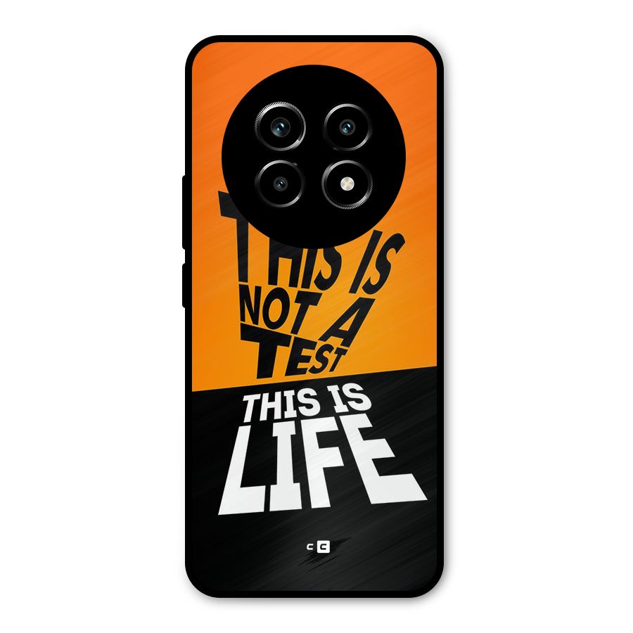 Test Life Metal Back Case for Realme 13 Pro