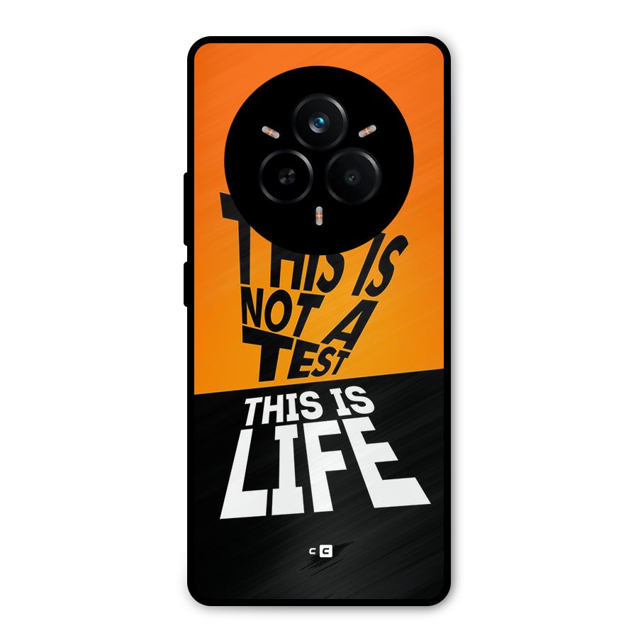 Test Life Metal Back Case for Realme 14 Pro Plus
