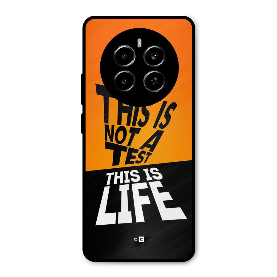 Test Life Metal Back Case for Realme P1