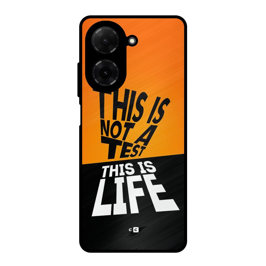 Test Life Metal Back Case for Redmi A5 4G