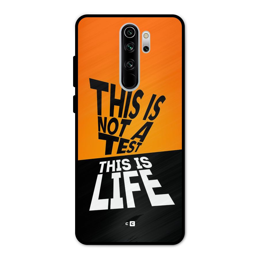 Test Life Metal Back Case for Redmi Note 8 Pro