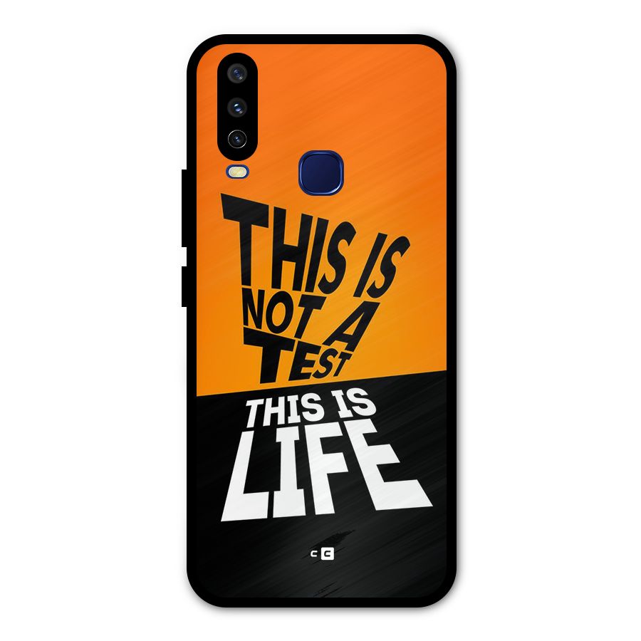 Test Life Metal Back Case for Vivo V17
