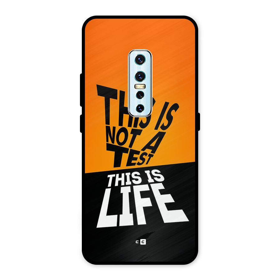 Test Life Metal Back Case for Vivo V17 Pro