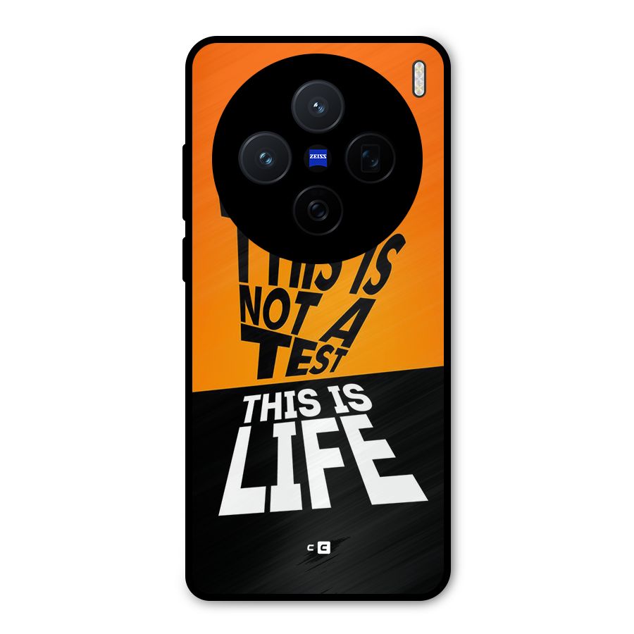 Test Life Metal Back Case for Vivo X200