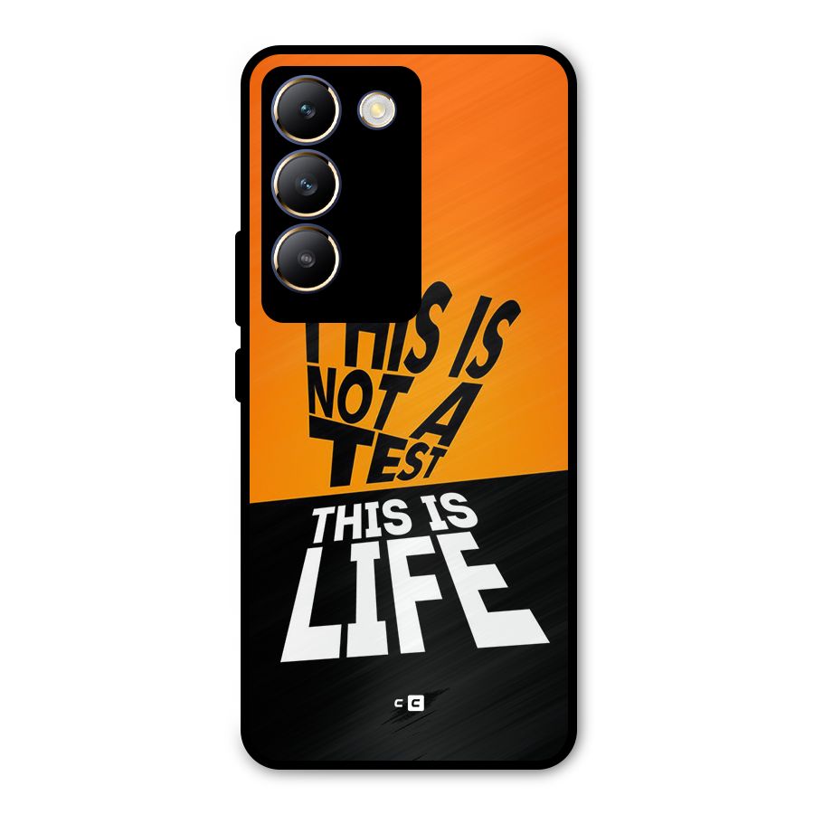 Test Life Metal Back Case for Vivo Y200e