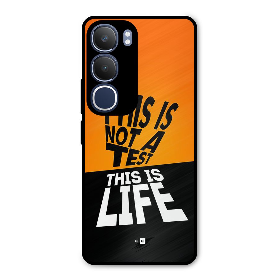 Test Life Metal Back Case for Vivo Y29