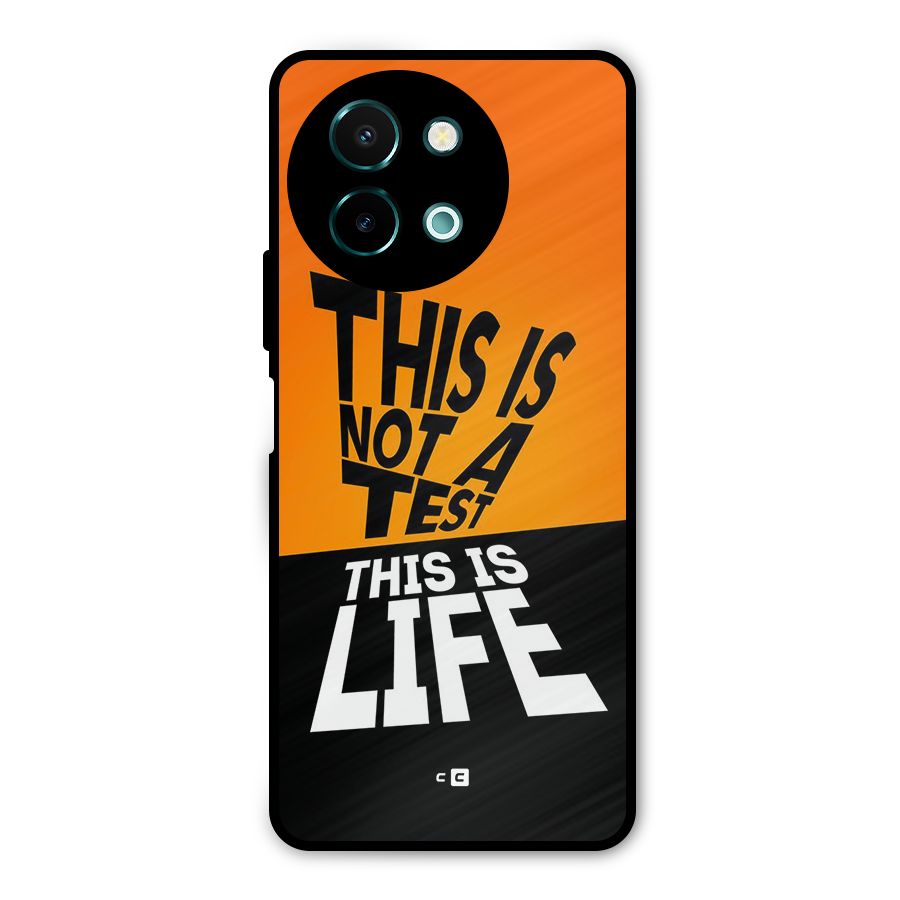 Test Life Metal Back Case for Vivo Y58