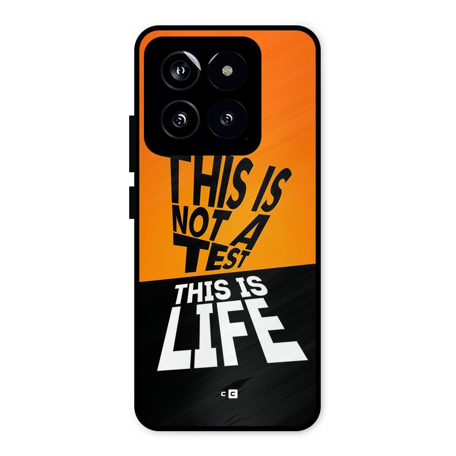 Test Life Metal Back Case for Xiaomi 14
