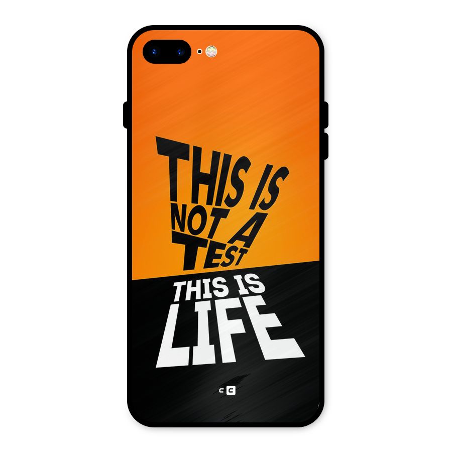 Test Life Metal Back Case for iPhone 8 Plus