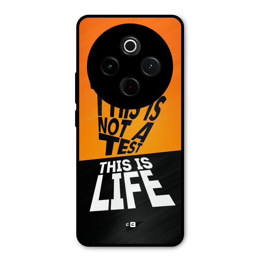 Test Life Metal Back Case for iQOO Z10