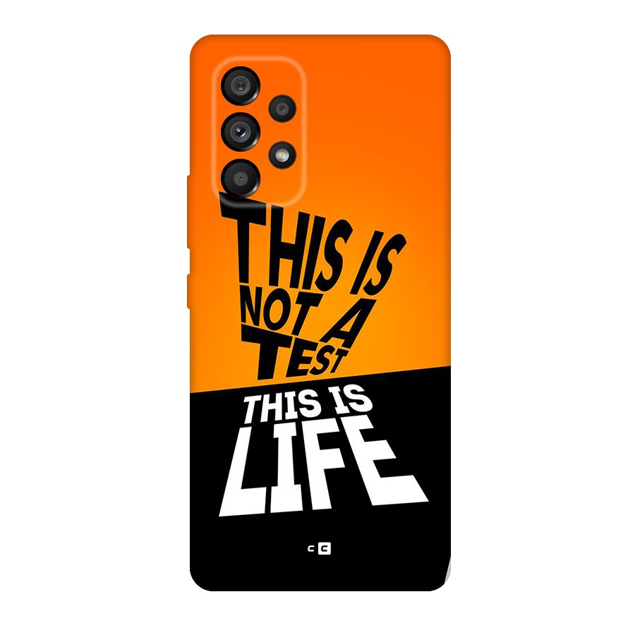 Test Life Original Polycarbonate Back Case for Galaxy A53 5G