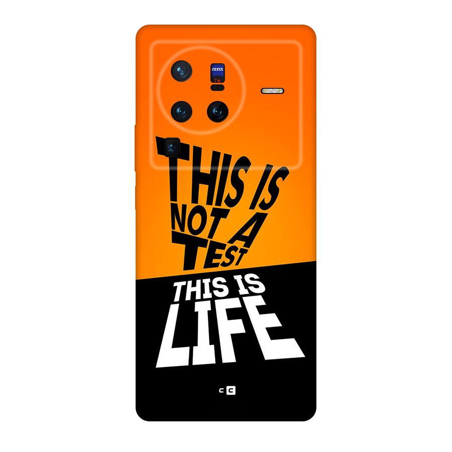 Test Life Original Polycarbonate Back Case for Vivo X80