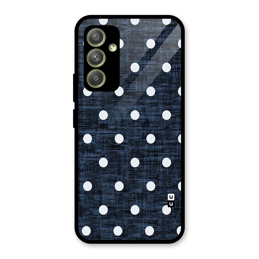 Textured Dots Glass Back Case for Galaxy A54