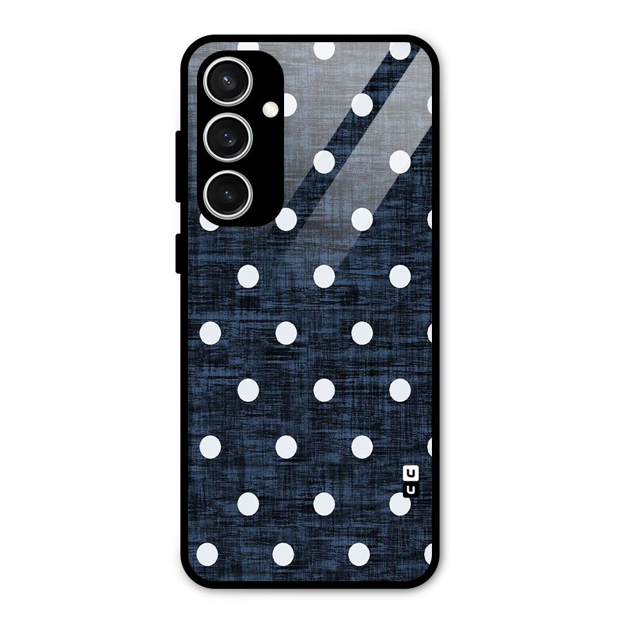 Textured Dots Glass Back Case for Galaxy S23 FE