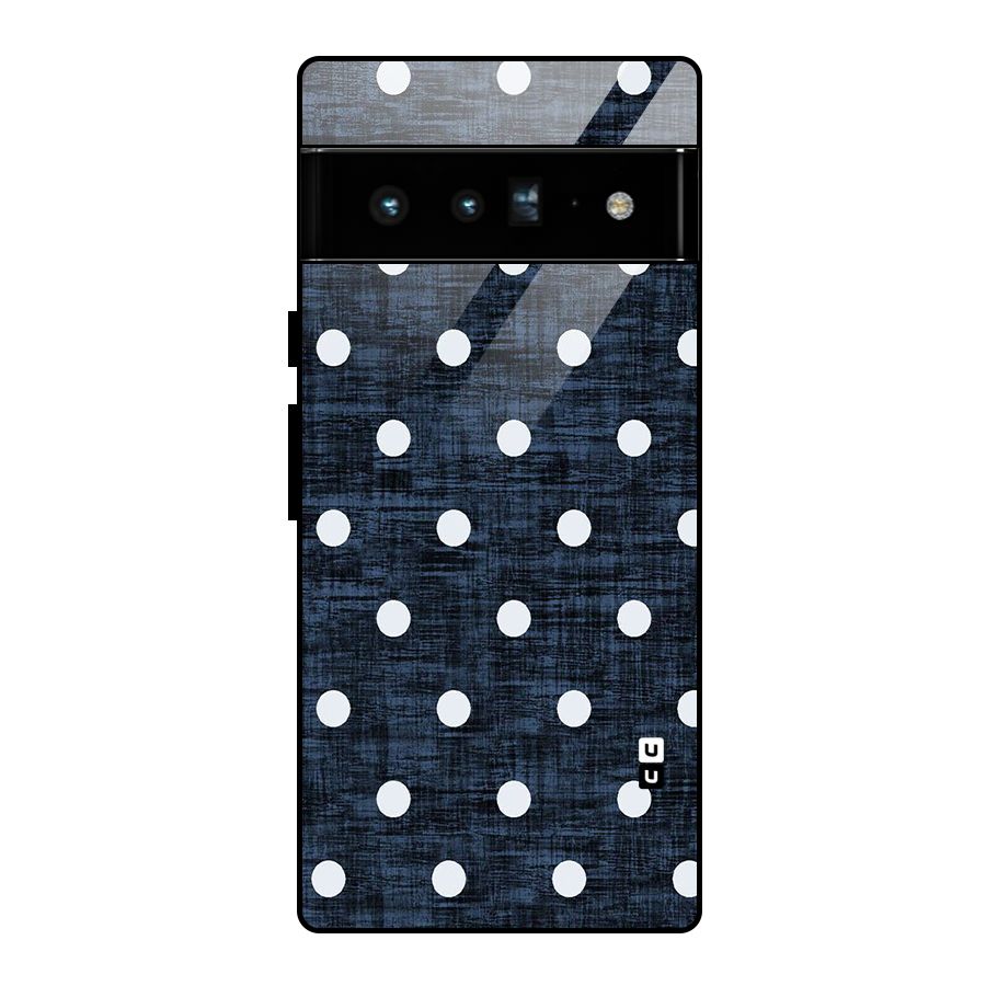 Textured Dots Glass Back Case for Google Pixel 6 Pro