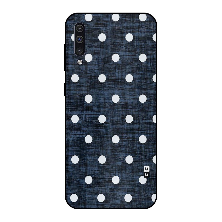 Textured Dots Metal Back Case for Galaxy A30s