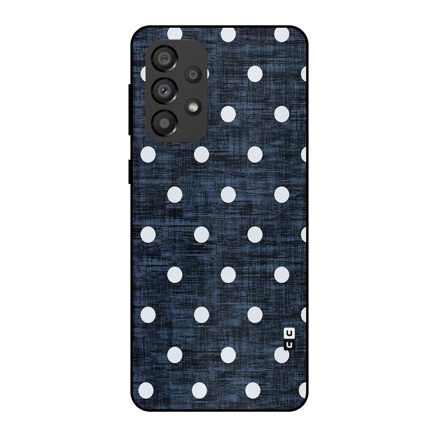 Textured Dots Metal Back Case for Galaxy A33 5G