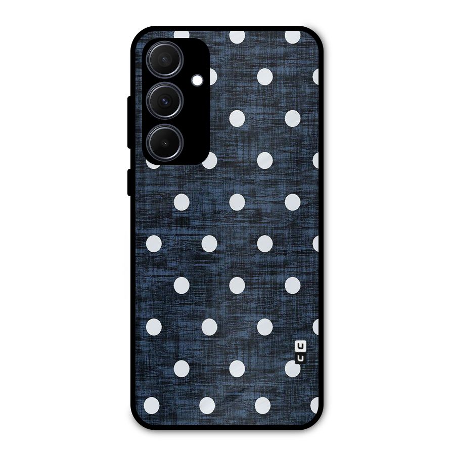 Textured Dots Metal Back Case for Galaxy A35