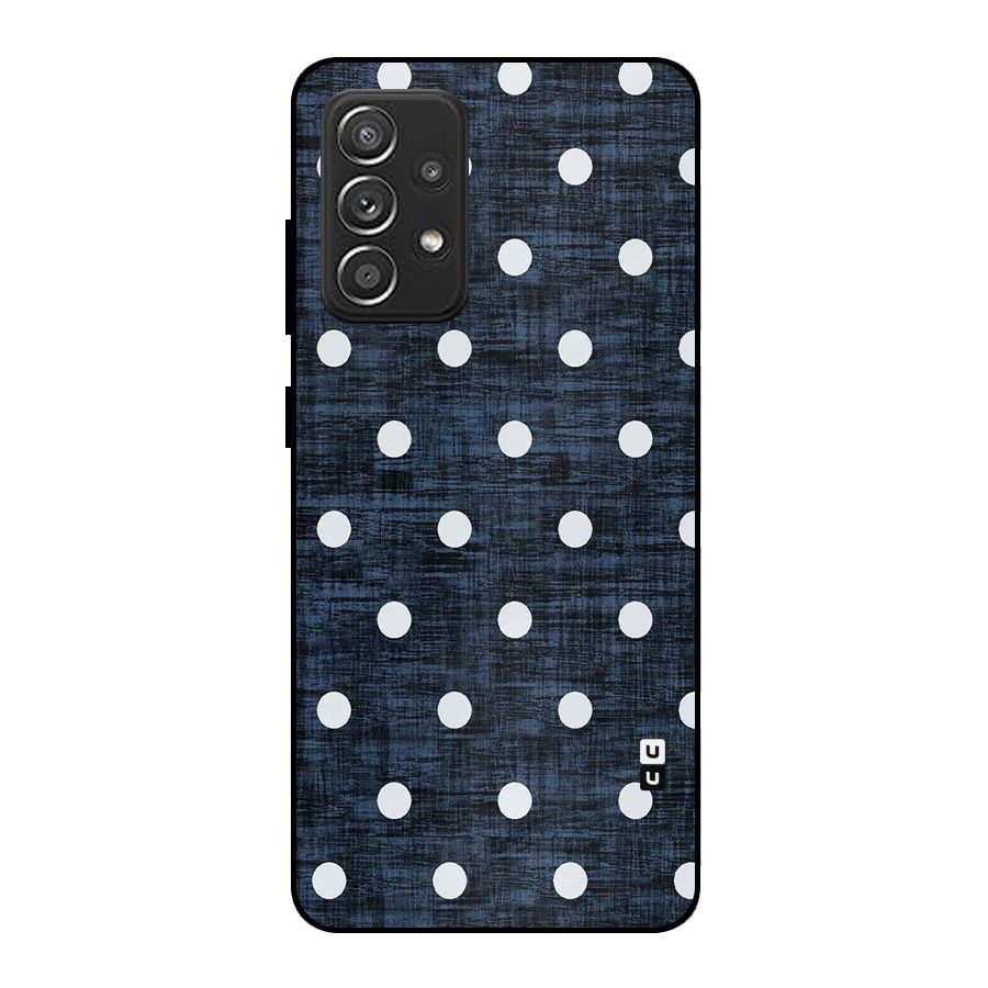 Textured Dots Metal Back Case for Galaxy A52