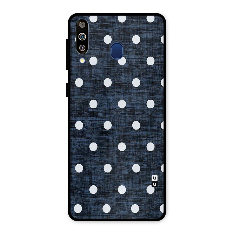 Textured Dots Metal Back Case for Galaxy M30
