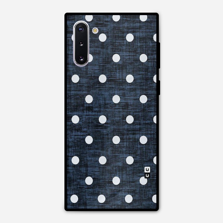 Textured Dots Metal Back Case for Galaxy Note 10