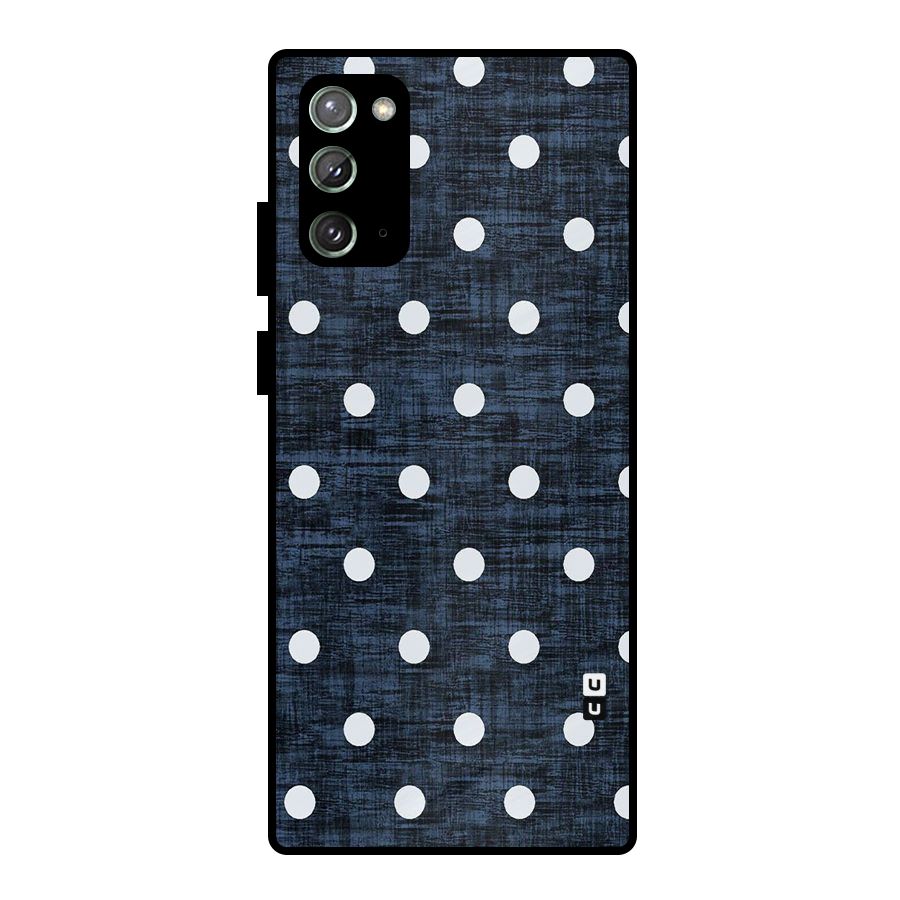 Textured Dots Metal Back Case for Galaxy Note 20