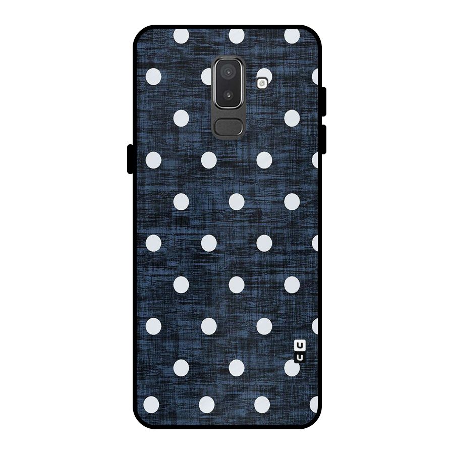 Textured Dots Metal Back Case for Galaxy On8 (2018)