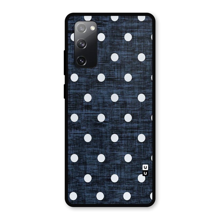Textured Dots Metal Back Case for Galaxy S20 FE