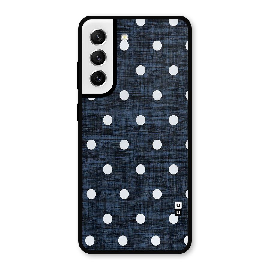Textured Dots Metal Back Case for Galaxy S21 FE 5G