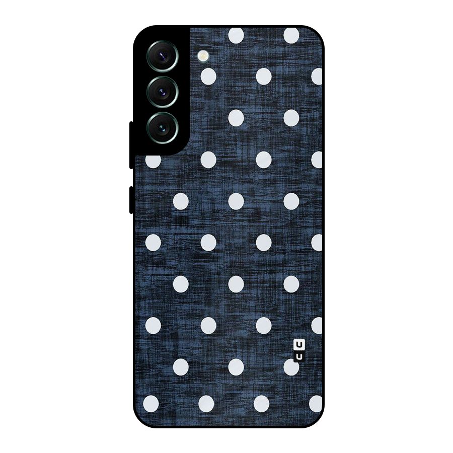 Textured Dots Metal Back Case for Galaxy S22 Plus 5G