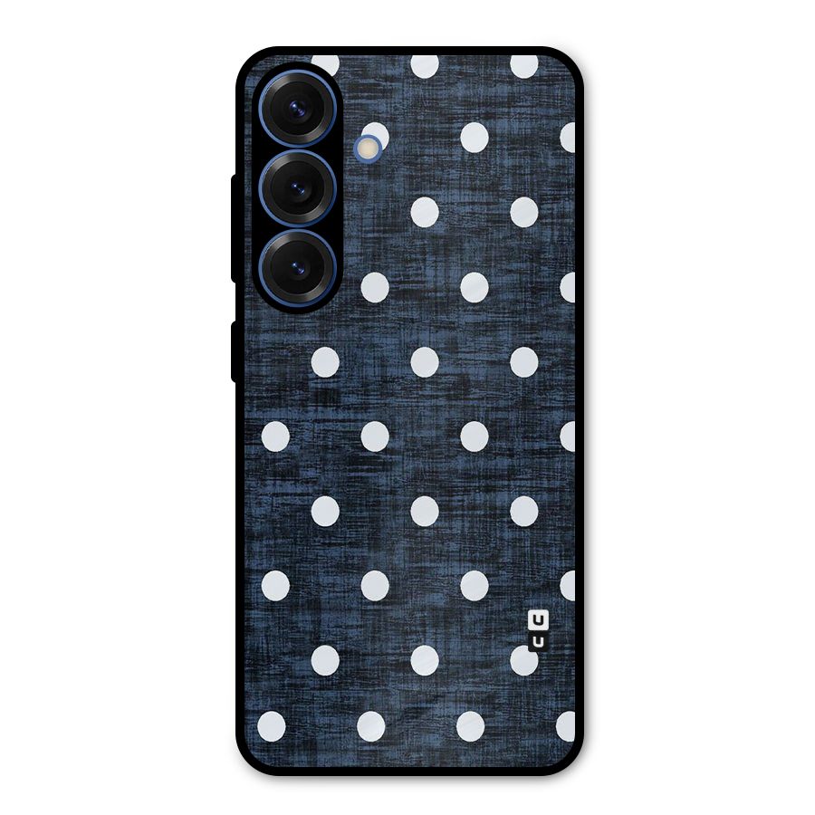 Textured Dots Metal Back Case for Galaxy S25