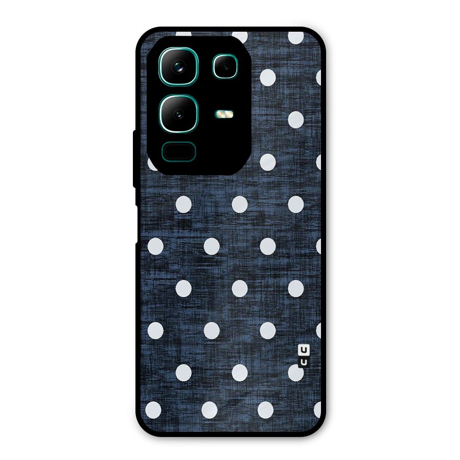 Textured Dots Metal Back Case for Infinix Note 50x