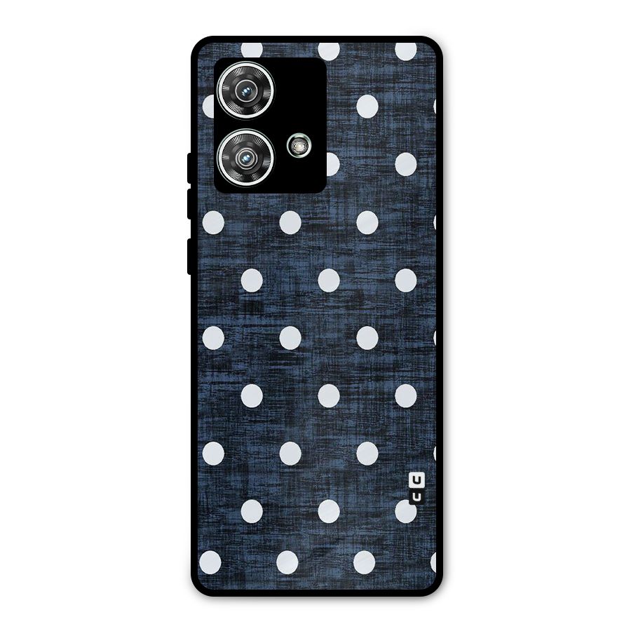 Textured Dots Metal Back Case for Motorola Edge 40 Neo