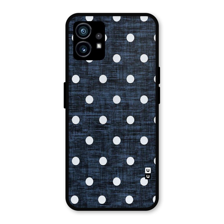 Textured Dots Metal Back Case for Nothing Phone 1