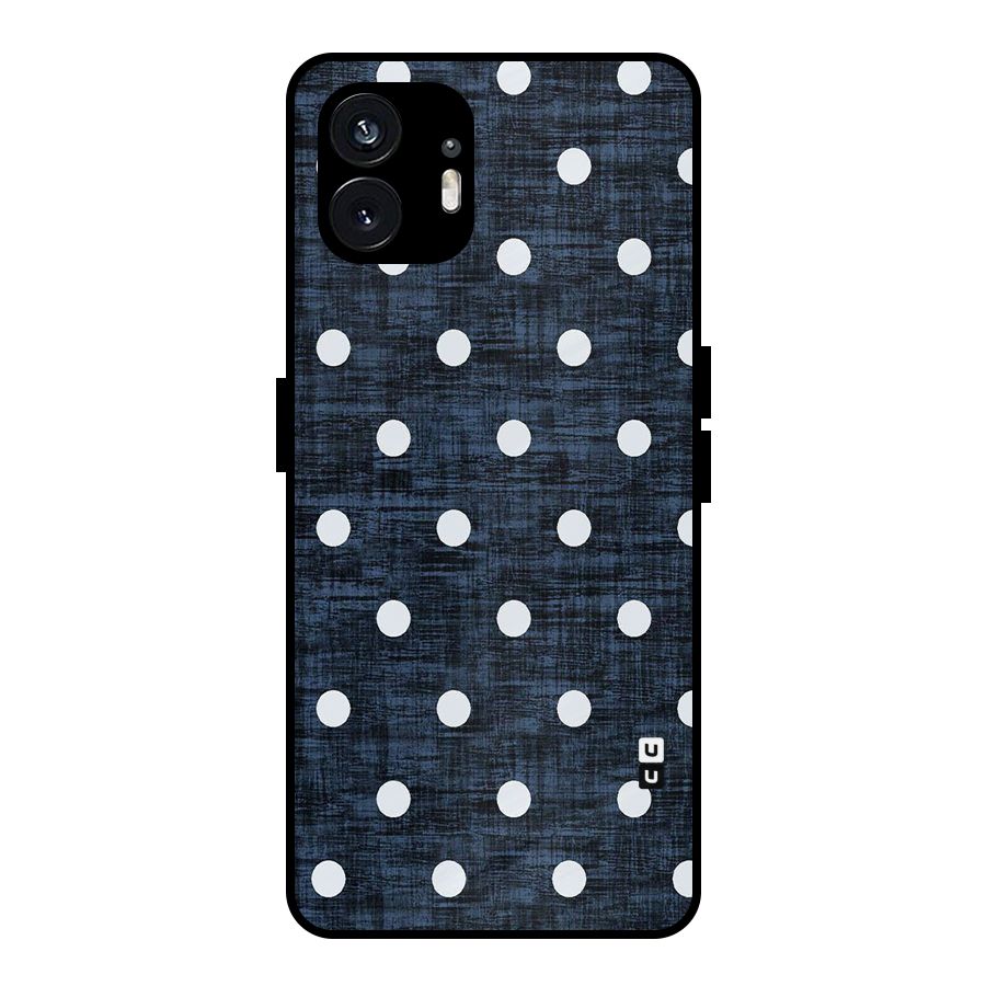Textured Dots Metal Back Case for Nothing Phone 2