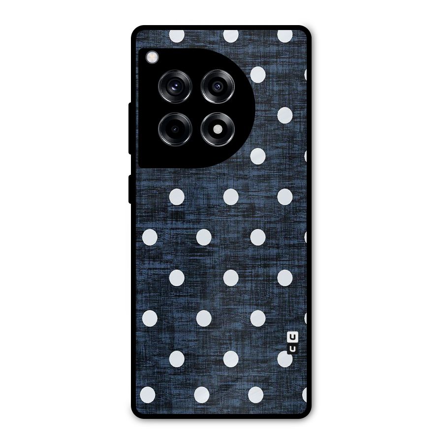 Textured Dots Metal Back Case for OnePlus 12R