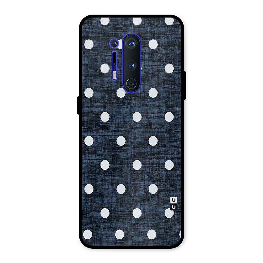 Textured Dots Metal Back Case for OnePlus 8 Pro