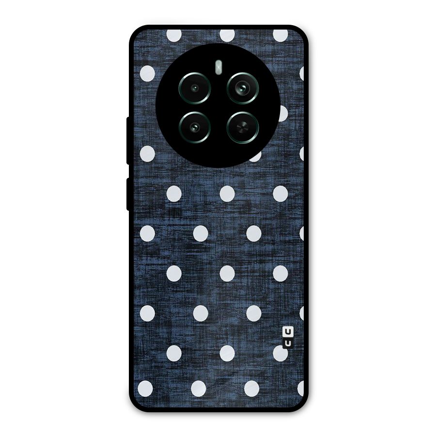 Textured Dots Metal Back Case for Realme 12 Pro Plus
